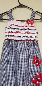 Emily Rose Seersucker Summer Dress